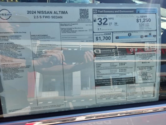 2024 Nissan Altima 2.5 S in Owensboro, KY - Moore Automotive Team