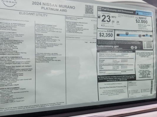 2024 Nissan Murano Platinum in Owensboro, KY - Moore Automotive Team