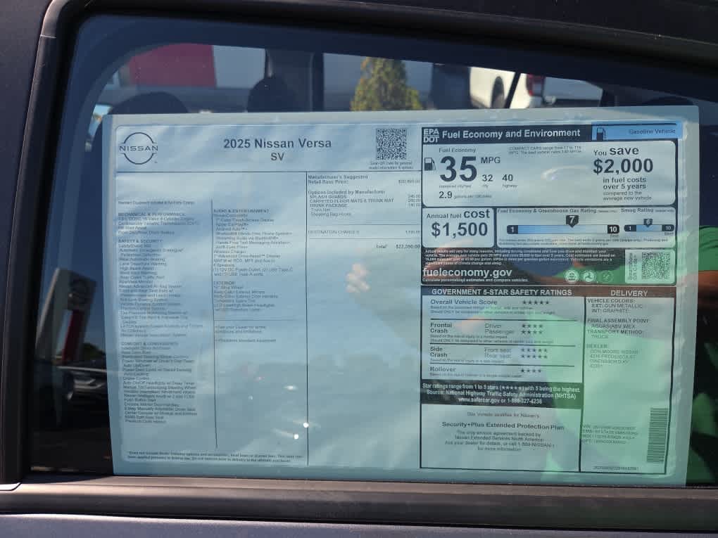 2025 Nissan Versa SV