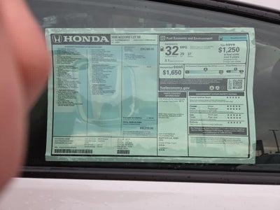 2025 Honda Accord Sedan SE