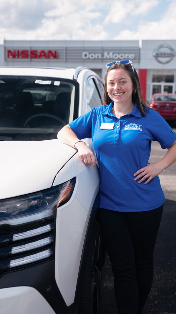 Moore Automotive Team member on the lot at Don Moore Nissan